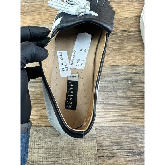 Fratelli Rossetti One, Tassle Loafers Leather Womens Size EU 37 US 7 - Picture 2 of 10